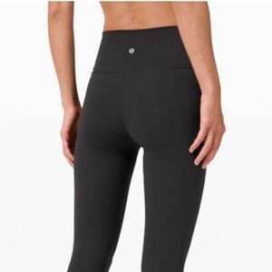 Lululemon Wunder Under High-Rise Tight 25" *Full-On Luxtreme Black Size 6
